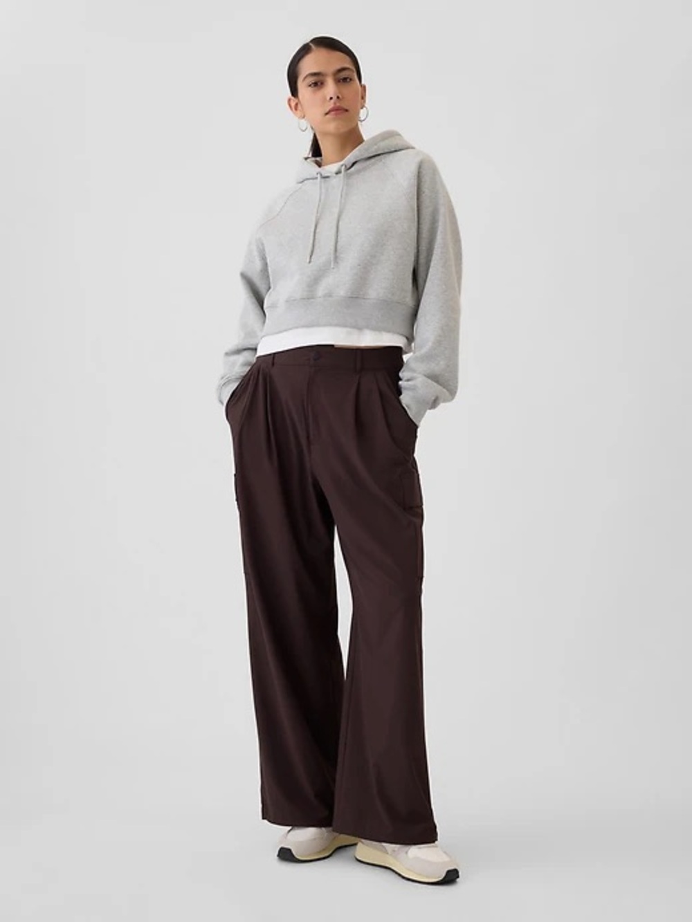 NWT Gap Runaround Joggers Black Pants Size L GapFit - Picture 14 of 14